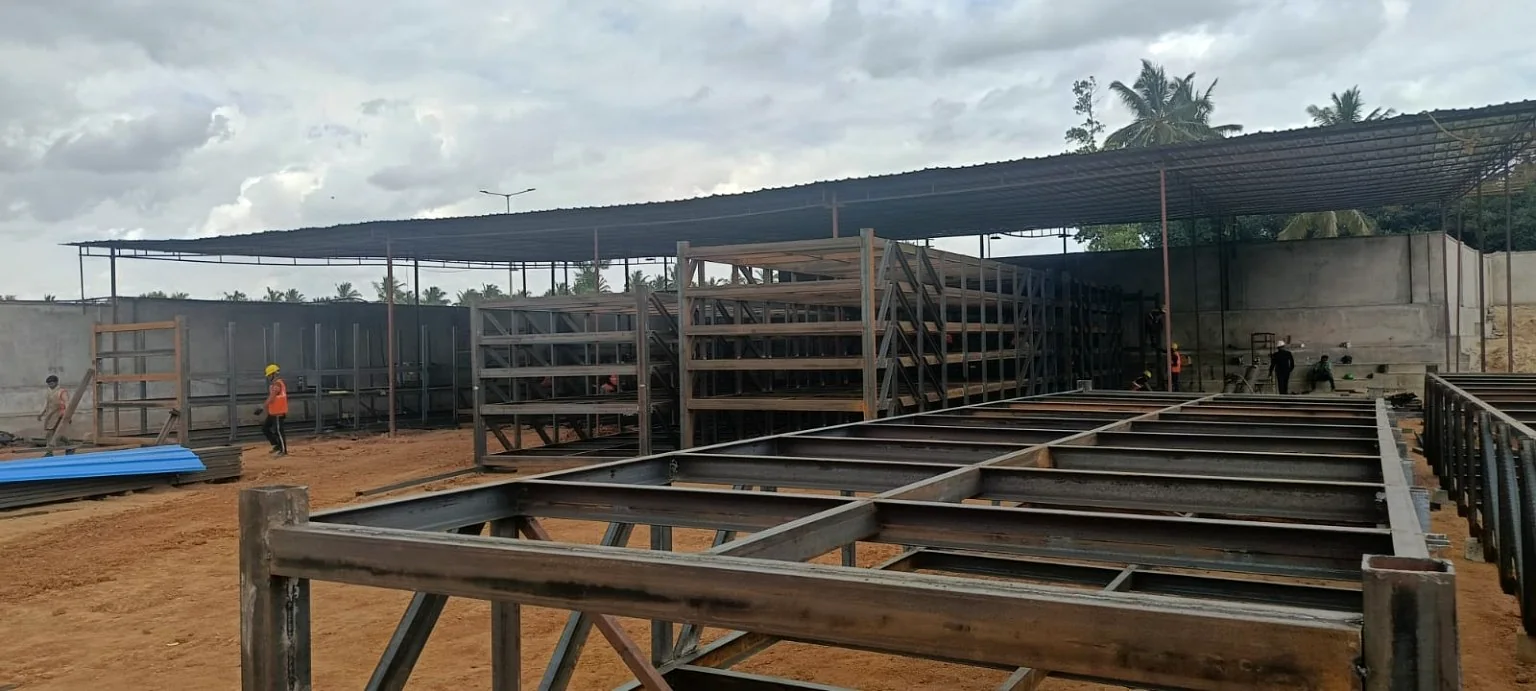 Industrial structural steel project work