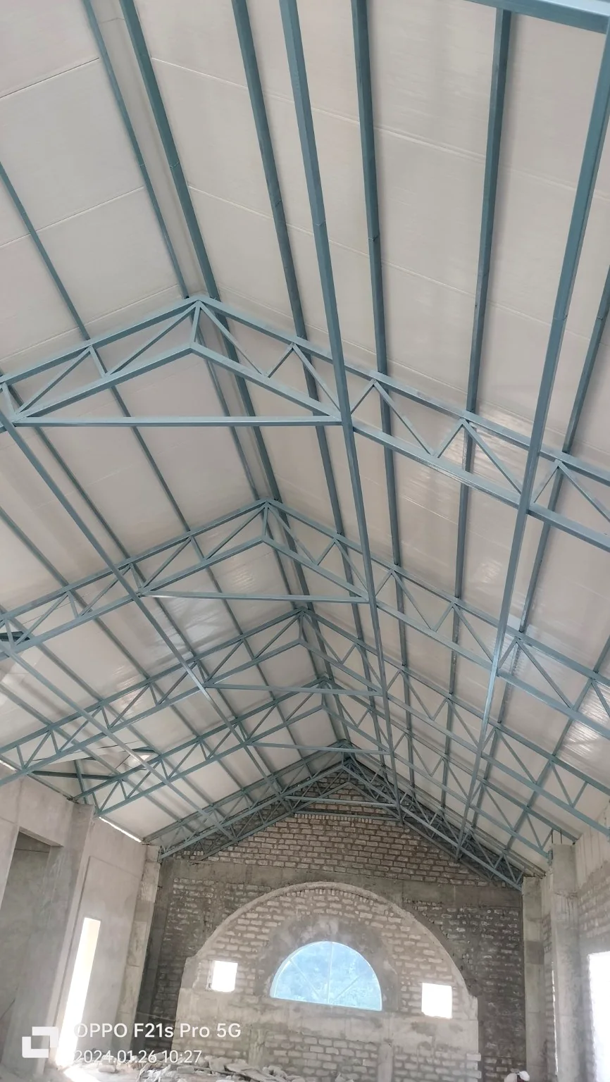 Industrial structural steel project work